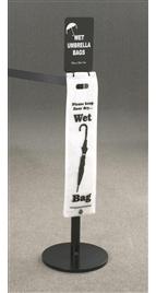 Wet Umbrella Bag Holder Black Finish